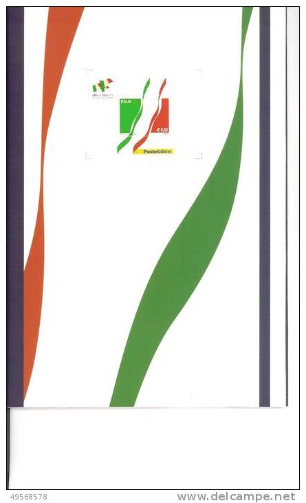 FOLDER ITALIA 2011 - 150° UNITA' D'ITALIA - TRICOLORE,SIMBOLO IDENTITA' NAZIONALE - - Pochettes