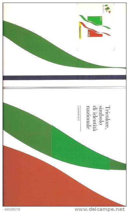 FOLDER ITALIA 2011 - 150° UNITA' D'ITALIA - TRICOLORE,SIMBOLO IDENTITA' NAZIONALE - - Pochettes