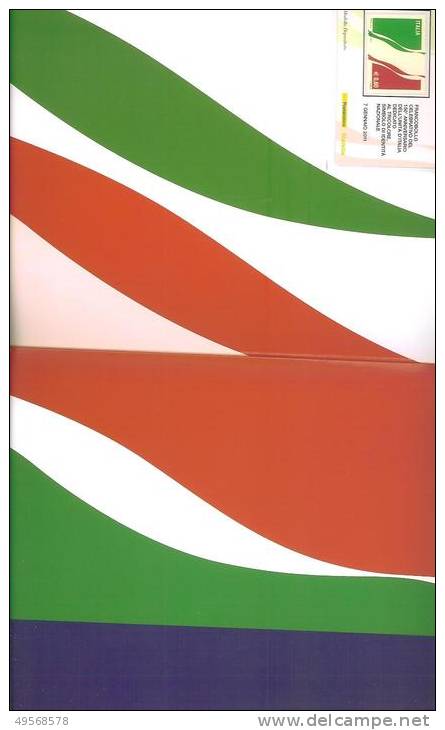 FOLDER ITALIA 2011 - 150° UNITA' D'ITALIA - TRICOLORE,SIMBOLO IDENTITA' NAZIONALE - - Pochettes