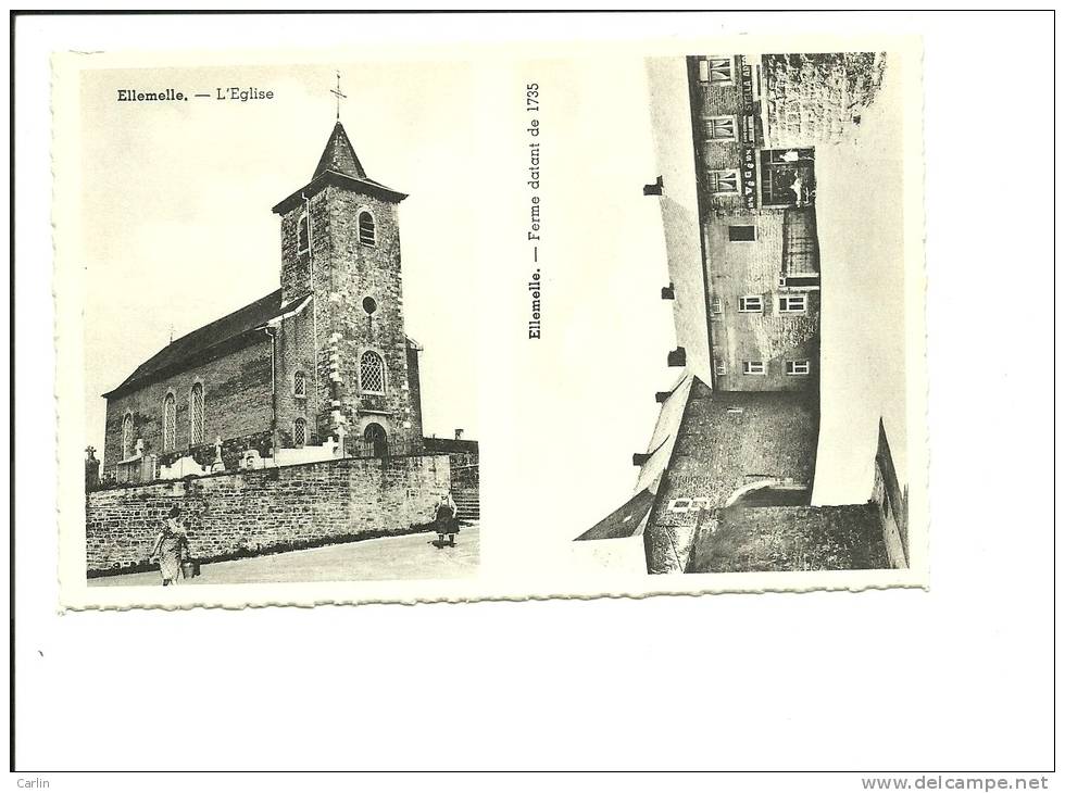 Ellemelle Eglise Ferme Datant De 1735  ( Magasin Végé ) - Ouffet