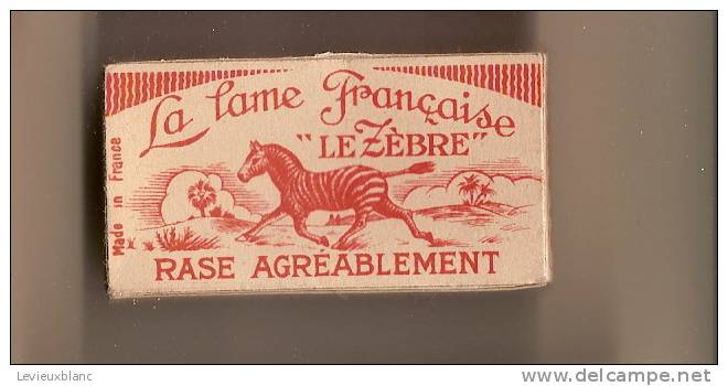 Le Zébre/Lame Française/5 Lames/Acier Extra Fin//vers 1930-1950     PARF38 - Razor Blades