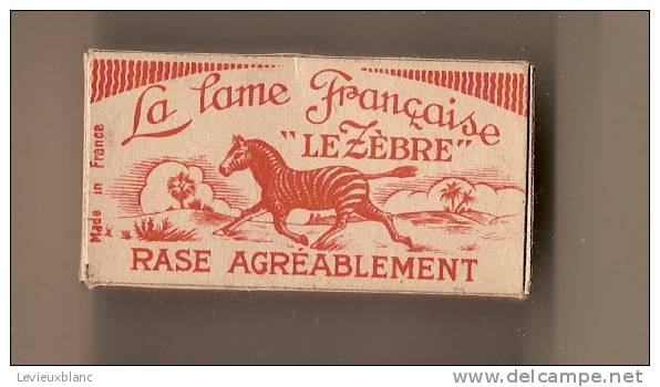 Le Zébre/Lame Française/5 Lames/Acier Extra Fin//vers 1930-1950     PARF38 - Rasierklingen