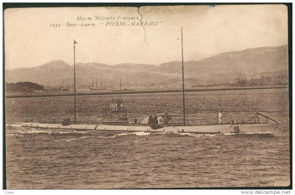 Marine Militaire Française -  Sous-marin " JEAN-AUTRIC" - Sous-marins