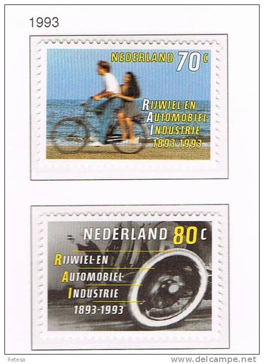 NEDERLAND   100 JAAR R.A.I.   1993 ** - Neufs