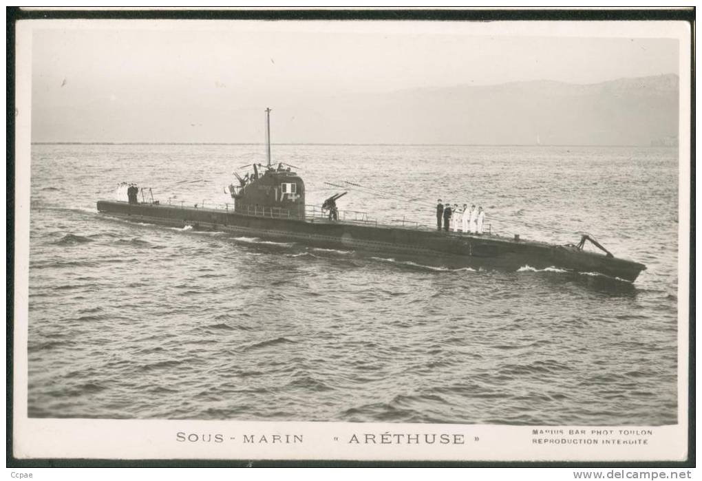 Sous-Marin  "ARETHUSE" - Sous-marins