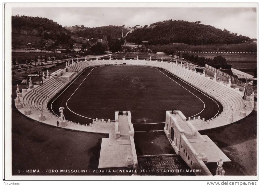 ROMA, Foro Mussolini - Veduta Generale Dello Stadio Dei Marmi - Stades & Structures Sportives