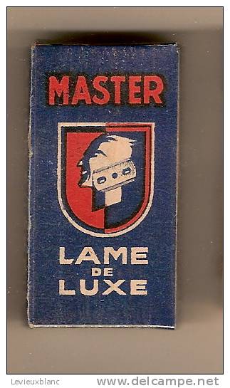 Master/Lame De Luxe/Acier Suédois/Fabrication Française/5 Lames/vers 1930- 1950     PARF40 - Rasierklingen