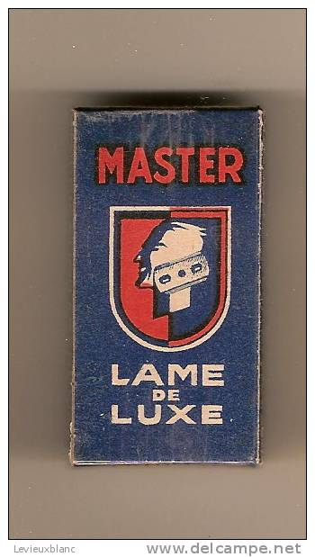 Master/Lame De Luxe/Acier Suédois/Fabrication Française/5 Lames/vers 1930- 1950     PARF40 - Rasierklingen