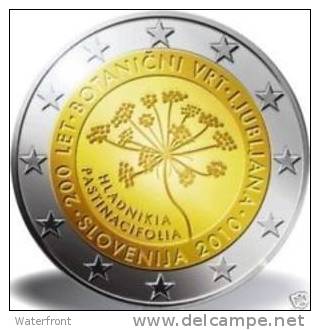 Slovenia 2010 - Commemorative 2 Euro Botanic Garden - UNC - Slowenien