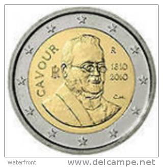 ITALY 2010 - Commemorative 2 Euro Cavour  - UNC - Italia