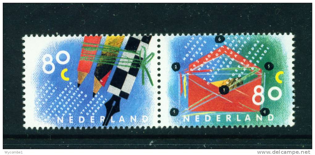 NETHERLANDS  -  1993  Letter Writing Unmounted Mint - Nuevos