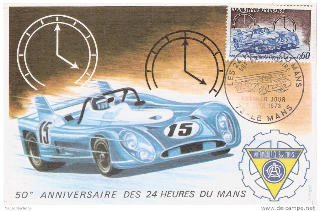 Le Mans (72 )  50e  Anniversaire Des 24 Heures Du Mans En 1973 - Le Mans