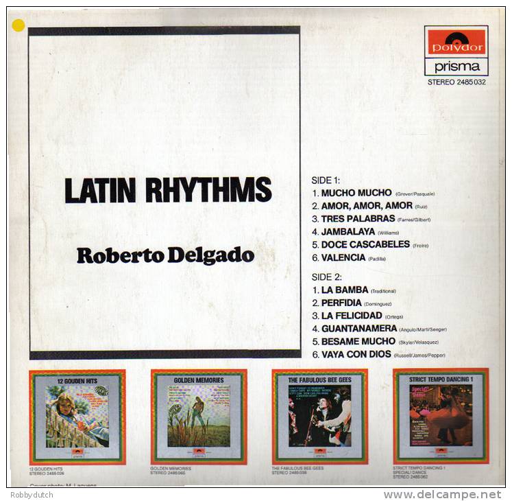 * LP *  ROBERTO DELGADO - LATIN RHYTHMS - Instrumentaal