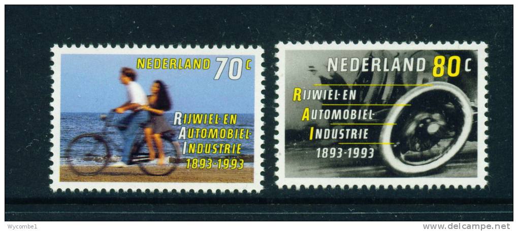 NETHERLANDS  -  1993  Cycle And Motor Industry Unmounted Mint - Ungebraucht