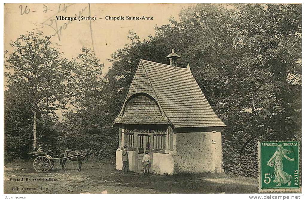 72   VIBRAYE   CHAPELLE SAINTE ANNE - Vibraye