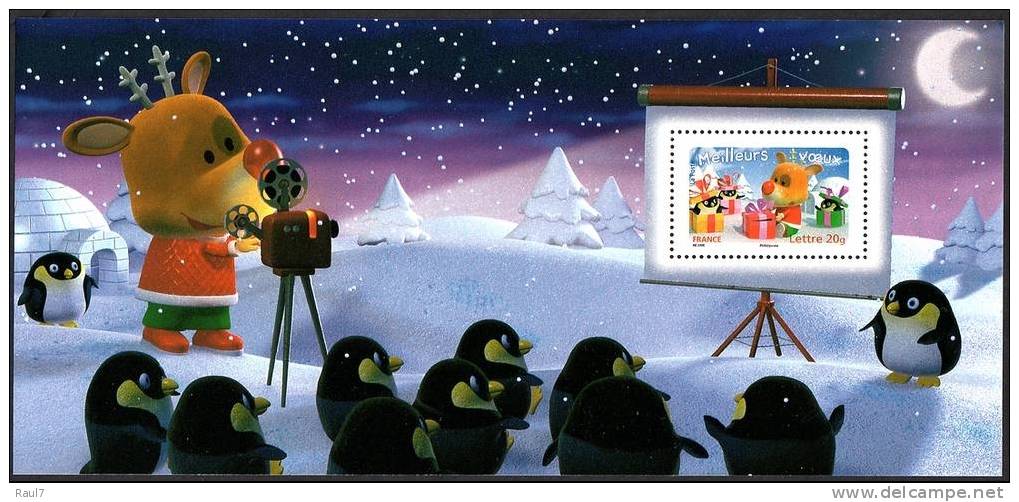 FRANCE  2006 - Meilleurs Voeux, Pingouins - BF Souvenir Neuf Sous Blister // Mnh - Bloques Souvenir