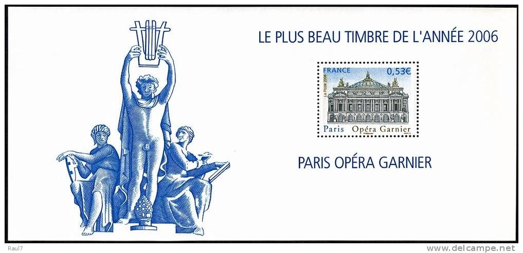 FRANCE  2007 - Opéra Garnier - BF Souvenir Neuf Sous Blister // Mnh - Bloques Souvenir