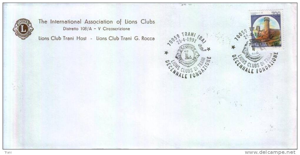 LIONS CLUB TRANI - Anno 1991 - Other & Unclassified