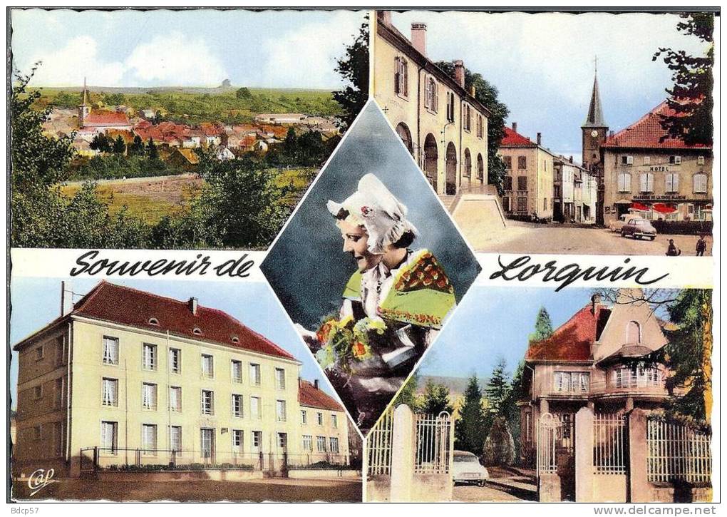 57 - Moselle - Souvenir De LORQUIN - Dentelée  - Format 10,3 X 14,6 - Lorquin