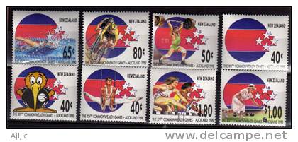 Jeux Sportifs Du Commonwealth A Auckland 1989. Serie Complete 8 T-p Neufs ** Yv.# 1051/8 - Neufs