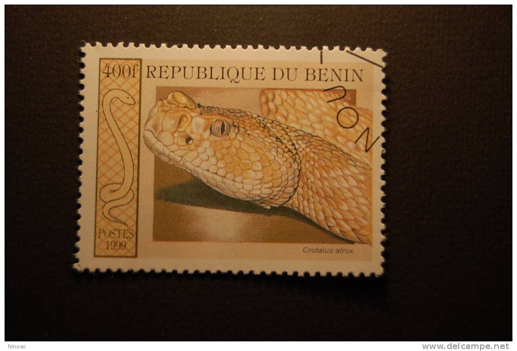 Benin 1 Valore Usato Serpente - Serpents