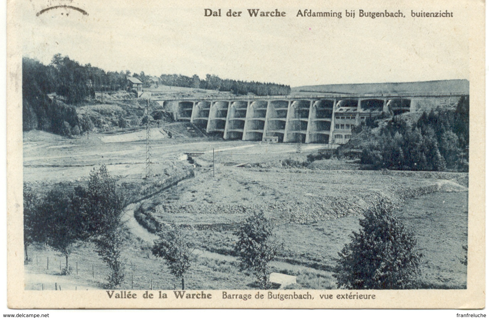 BUTGENBACH (4950) Vallée De La Warche - Barrage De Butgenbach , Vue Extérieure - Butgenbach - Buetgenbach