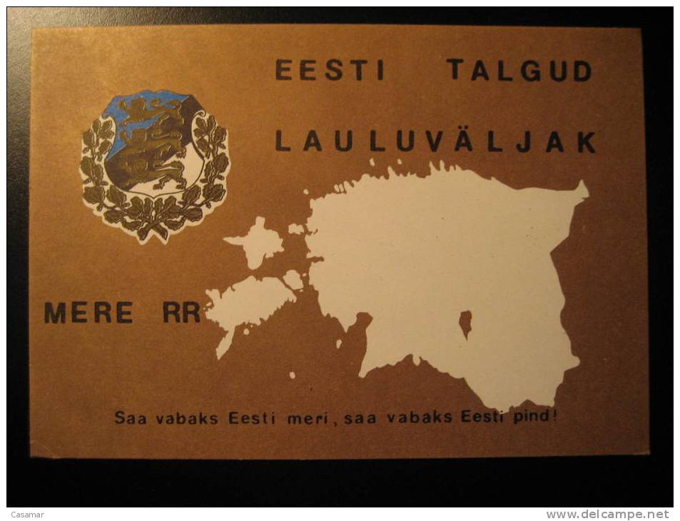 ESTONIA Talgud Estonie Estland Eesti Russie Russia CCCP USSR Rusia - Estonie