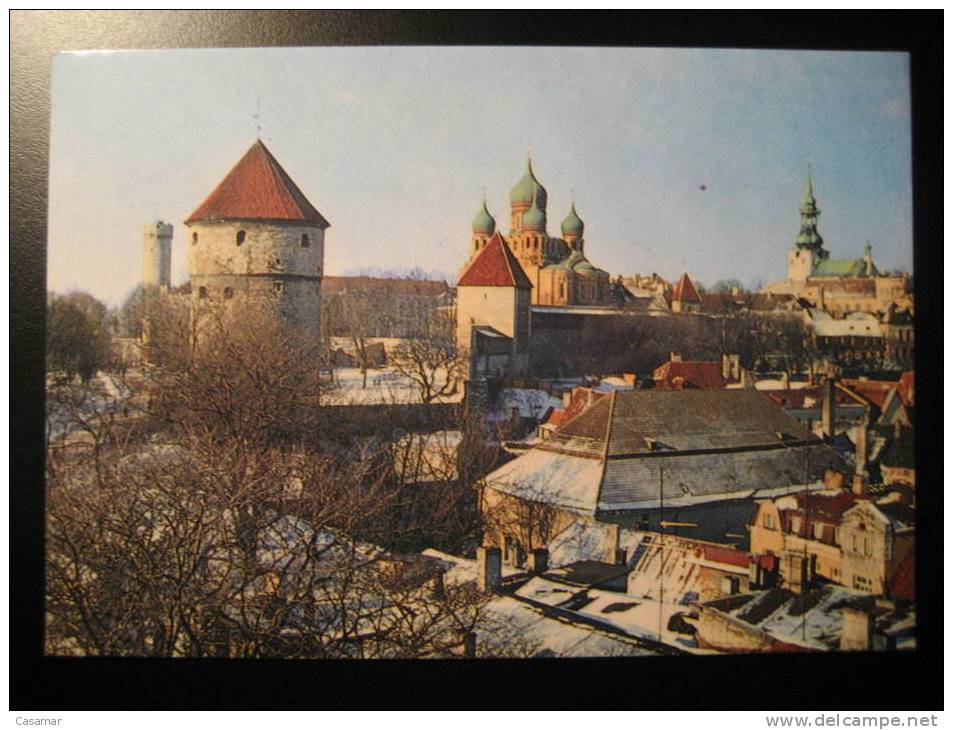 ESTONIA Tallinn Tallin Post Card Estonie Estland Eesti Russie Russia CCCP USSR Rusia - Estonie