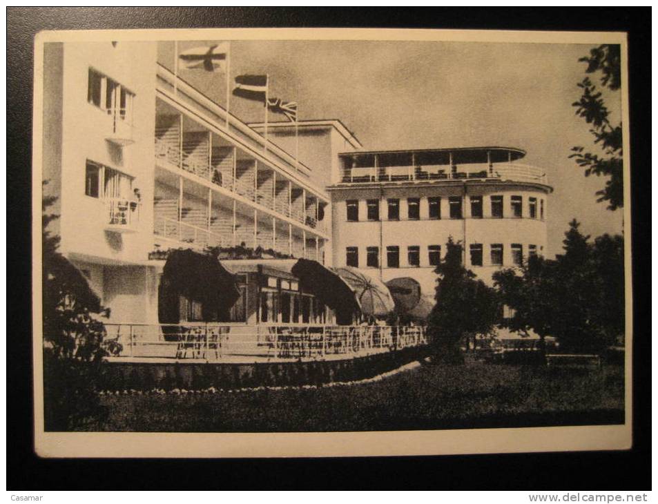 ESTONIA Parnu The Strand Hotel Post Card Estonie Estland Eesti Russie Russia CCCP USSR Rusia - Estonia