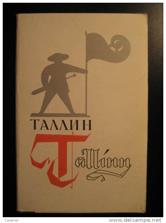 ESTONIA Tallinn Tallin Entire Book 12 Post Card Estonie Estland Eesti Russie Russia CCCP USSR Rusia - Estonie