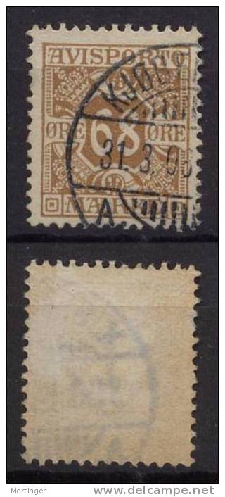 Dänemark Denmark Avis MiNr 7X Gest. M€ 35,- - Postage Due