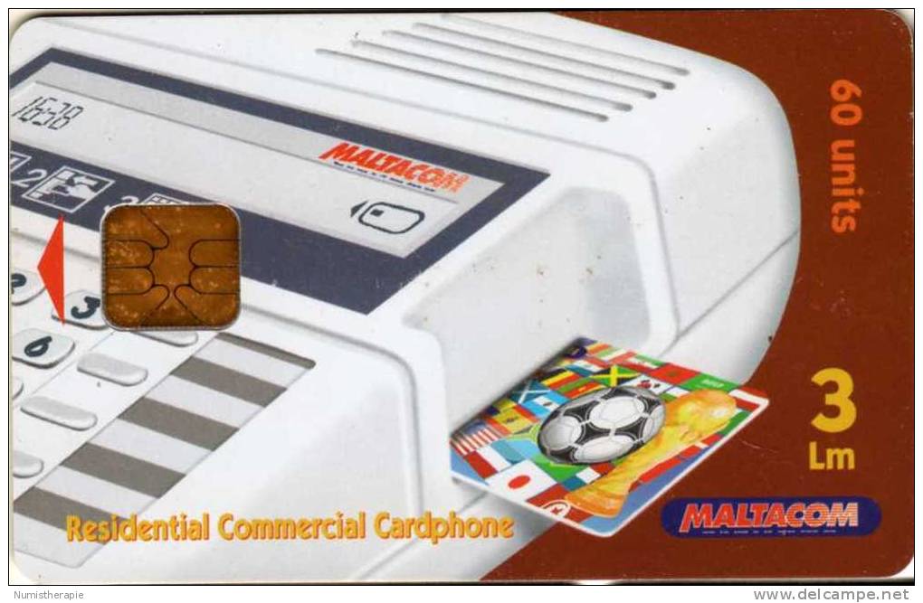 Malte : Maltacom 60 Units 3 Lm : Residential Commercial Cardphone - Telephones