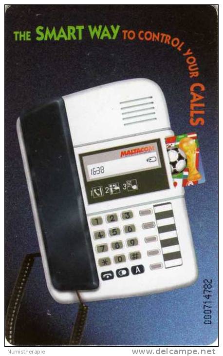 Malte : Maltacom 60 Units 3 Lm : Residential Commercial Cardphone - Telefone