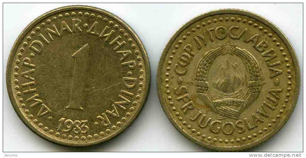 Yougoslavie Yugoslavia 1 Dinar 1983 KM 86 - Yougoslavie