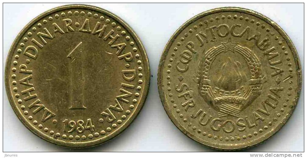 Yougoslavie Yugoslavia 1 Dinar 1984 KM 86 - Yougoslavie