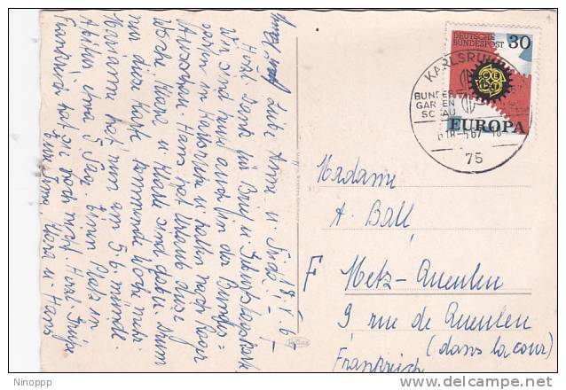 Germany1967 Europa Stamp On Cover - 1967