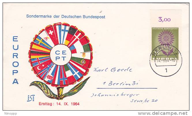 Germany 1964 Europa FDC - 1964