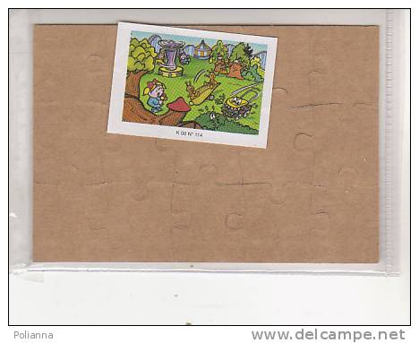 PO7448B#  PUZZLE KINDER FERRERO 00 N°114 CON CARTINA - Puzzles