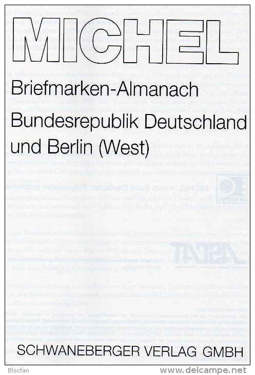 Briefmarken Almanach 2013 Bundesrepublik Deutschland Katalog Neu 20€ MICHEL Catalogue Stamps Of New Germany BRD + Berlin - Germania