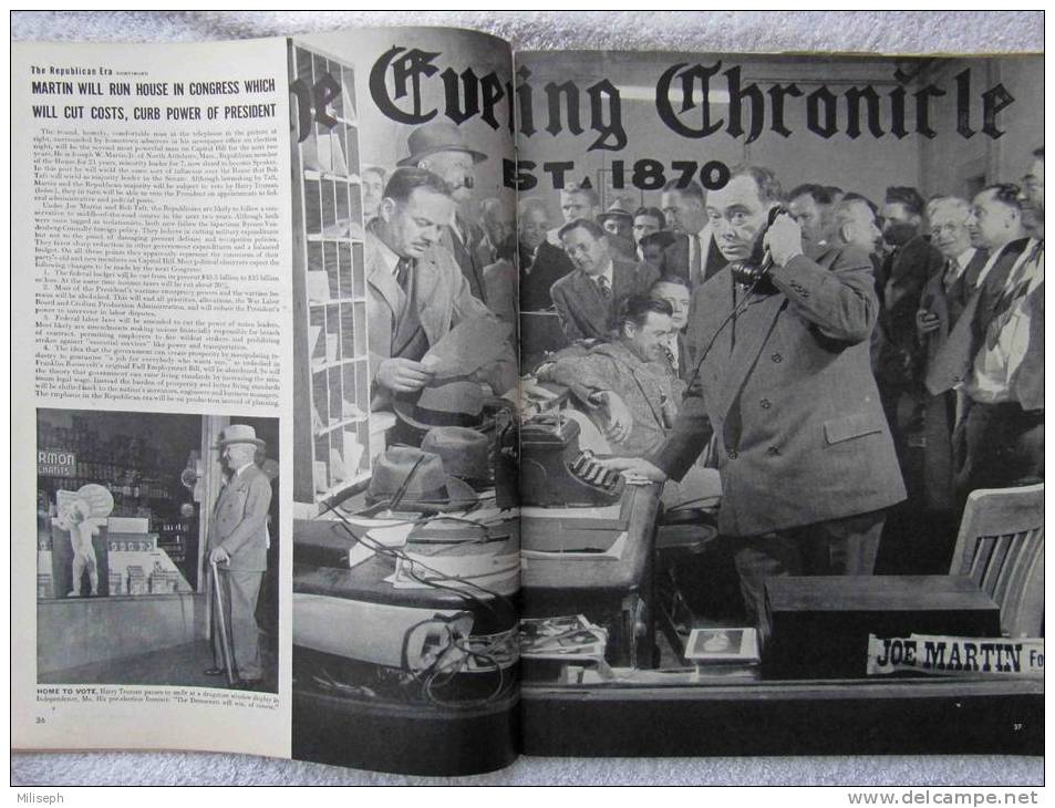 Magazine LIFE - NOVEMBER 18  , 1946   -     (2979) - Nouvelles/ Affaires Courantes