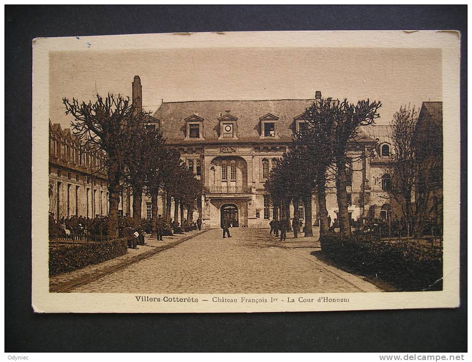 Villers-Cotterets-Chateau Francois Ier-La Cour D'Honneur 1933 - Picardie