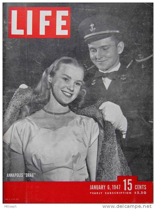 Magazine LIFE - JANUARY 6 , 1947     (2982) - Nouvelles/ Affaires Courantes