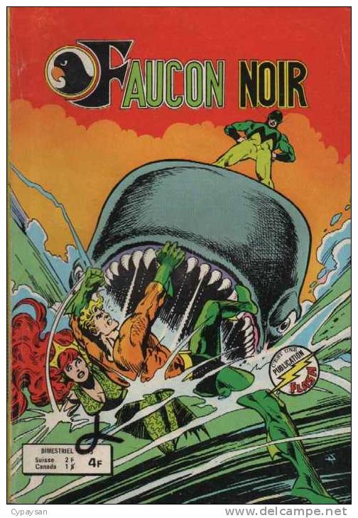 FAUCON NOIR N° 13 BE AREDIT COLLECTION FLASH 07-1979 - Arédit & Artima