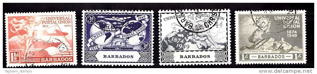 Barbados, 1949, SG 267-270, Complete Set Used - Barbados (...-1966)