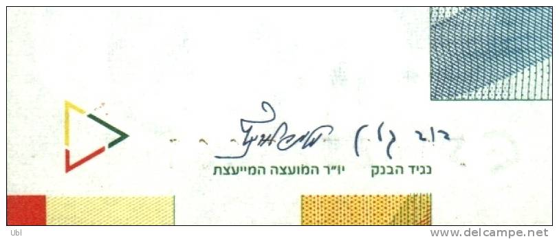 ISRAEL 2001 - NIS 20 - Moshe Sharett - Signed David Klein & Shlomo Lorincz - UNC - Israel