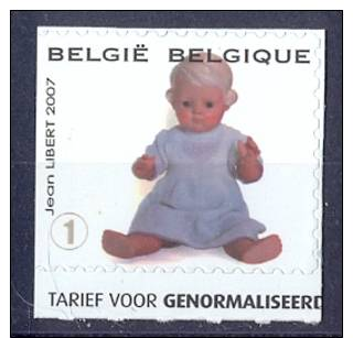 Belgie Belgique Belgium 2007 Puppe Poupée Doll  Toys Spielzeug  Jouets Mnh** From Booklet - Unused Stamps