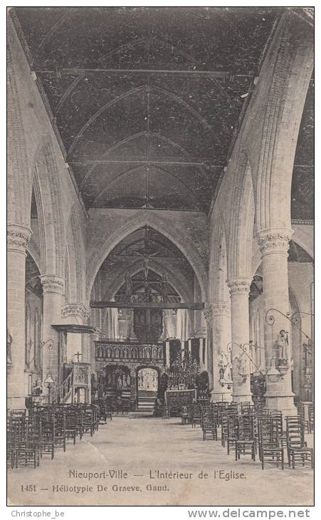 Nieuwpoort, Nieuport Ville, L'intérieur De L'Eglise (pk8137) - Nieuwpoort