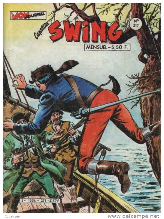 CAPTAIN SWING N° 217 BE MON JOURNAL 07-1984 - Captain Swing