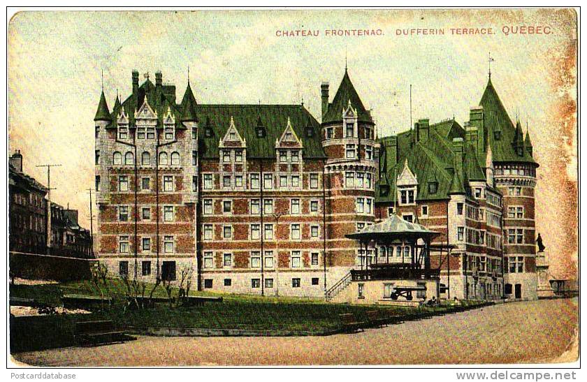 Château Frontenac, Dufferin Terrace, Quebec - & Castle - Québec - Les Rivières