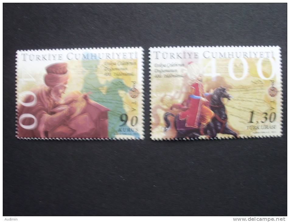 Türkei 3875/6 ++ MNH, 400. Geburtstag Von Evlija Çelebi - Unused Stamps